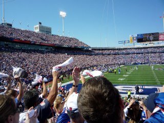 Mark Nigro's album, Bills Home Opener with Mark, Alice, Pete