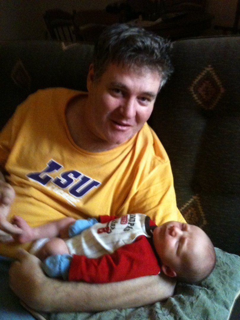 Jeffrey Williams' album, Baby A.J. two weeks old