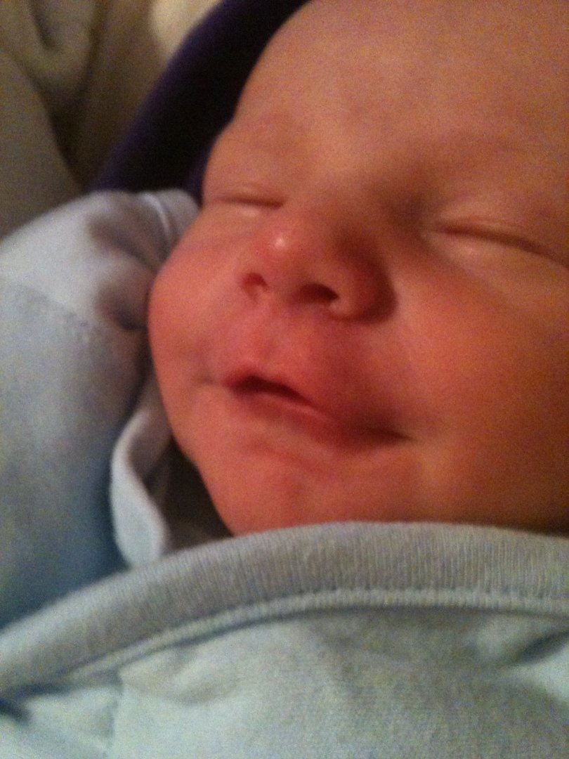 Jeffrey Williams' album, Baby A.J. two weeks old