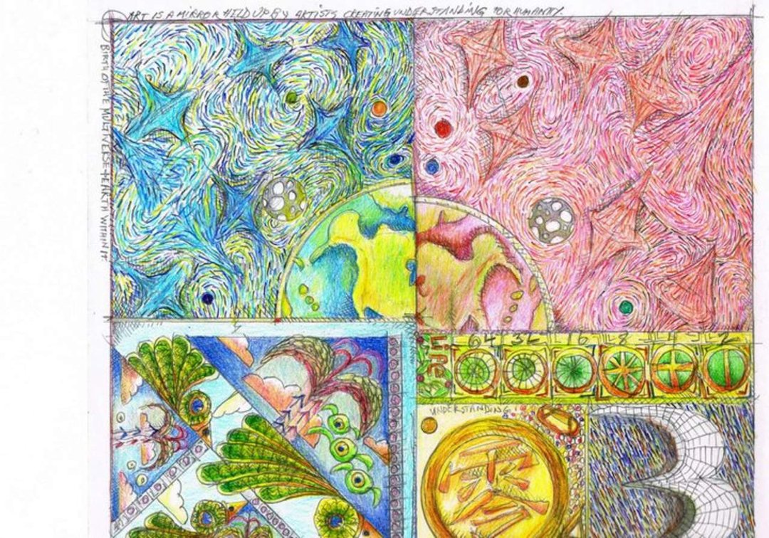 James Hawkins' album, details of recent drawings "30,000 years of art history"