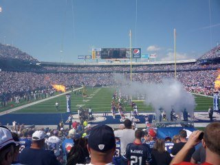 Mark Nigro's album, Bills Home Opener with Mark, Alice, Pete