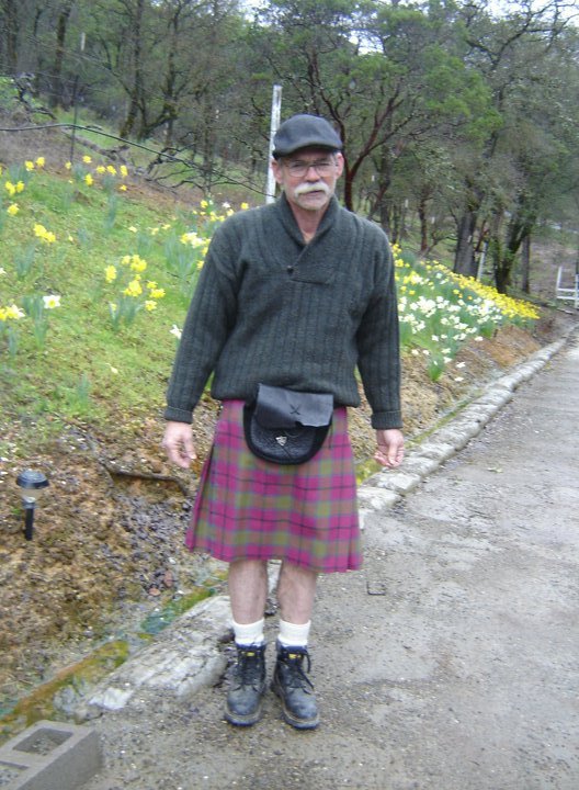 Steven Higgins' album, Man in kilt