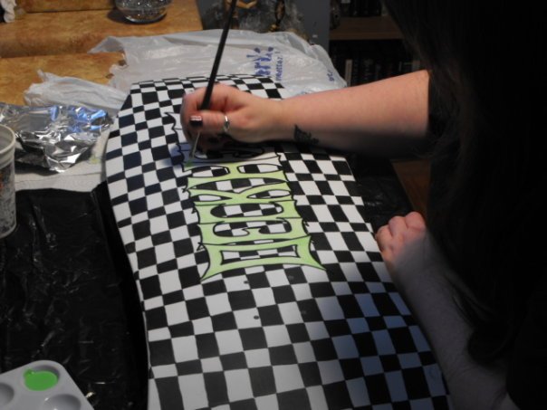 Patience Goldsmith's album, Corey's Retro Skateboard