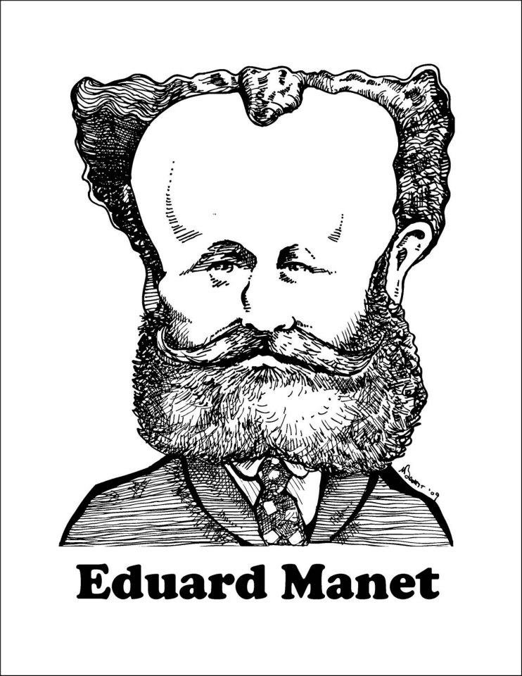 Mike Barnett's album, Mike's Line Art Caricatures