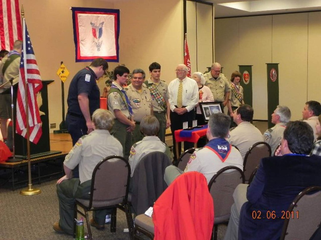Sandra Lankford's album, Presentation of Eagle Scouts - George Harris & Ricky Rojas (Ge