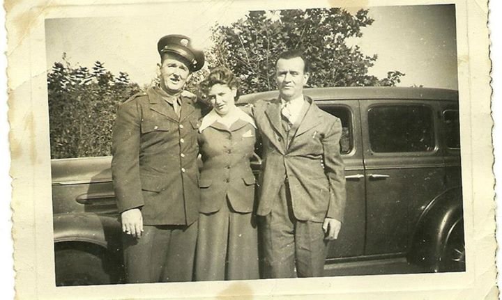 patrick higgins' album, Mark Higgins with Uncle John and Mary Finnerty