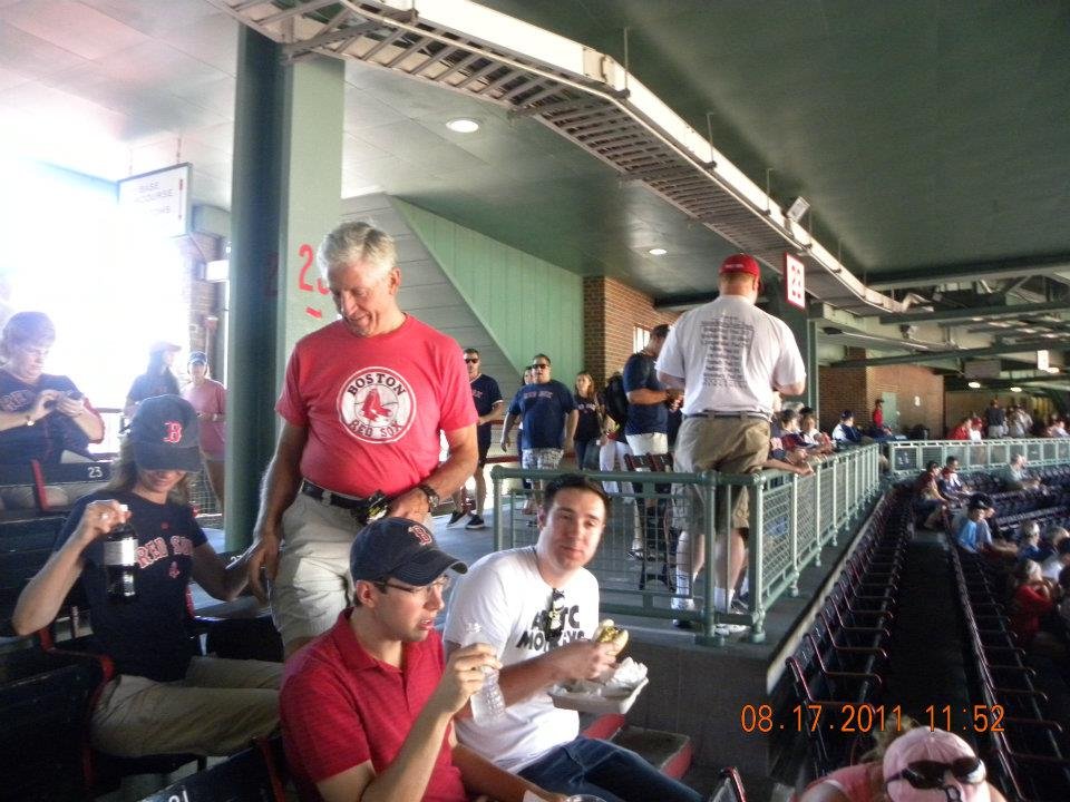Eric Morash's album, fenway with emily sox vs rays aug 17 2011