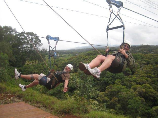 George Cramer's album, Ziplining in Hawaii