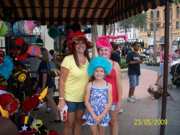 Jennifer Fischer's album, family funny hats