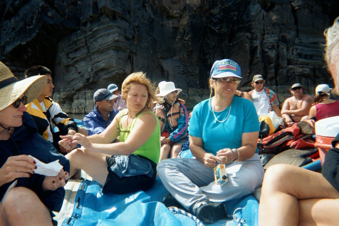 Nick Nettleton's album, GJHS Class of 61 raft trip, 2001