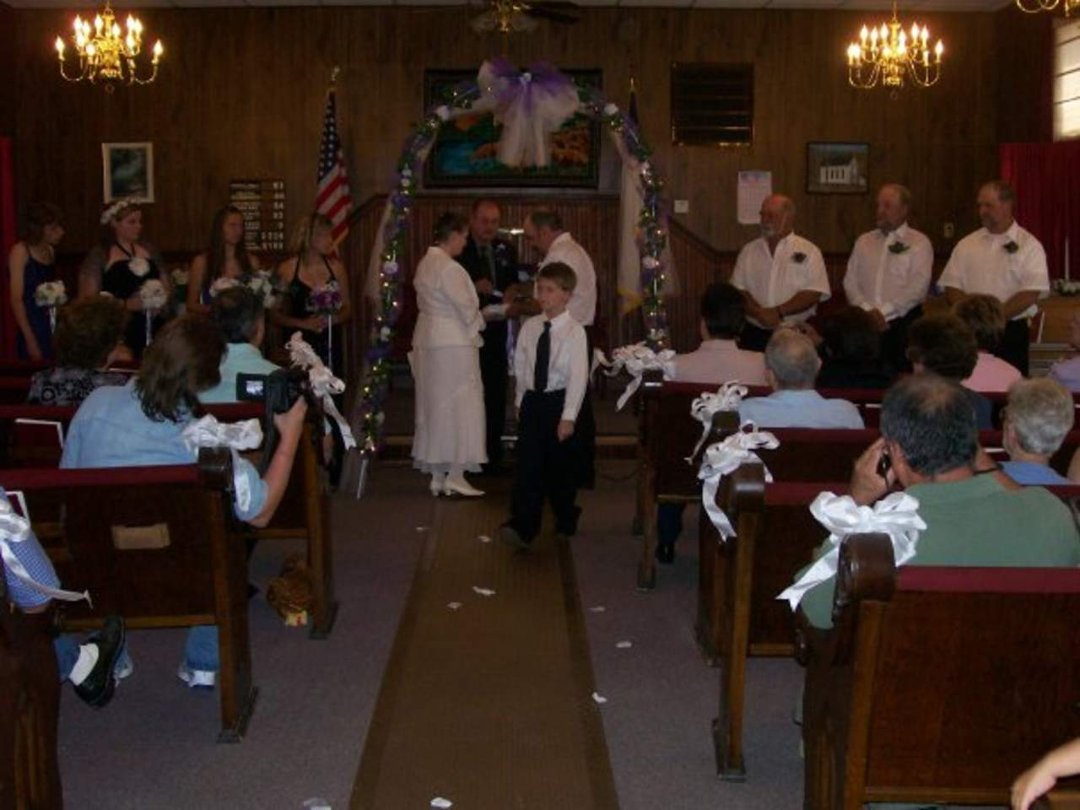 Beverly Nelson's album, wedding