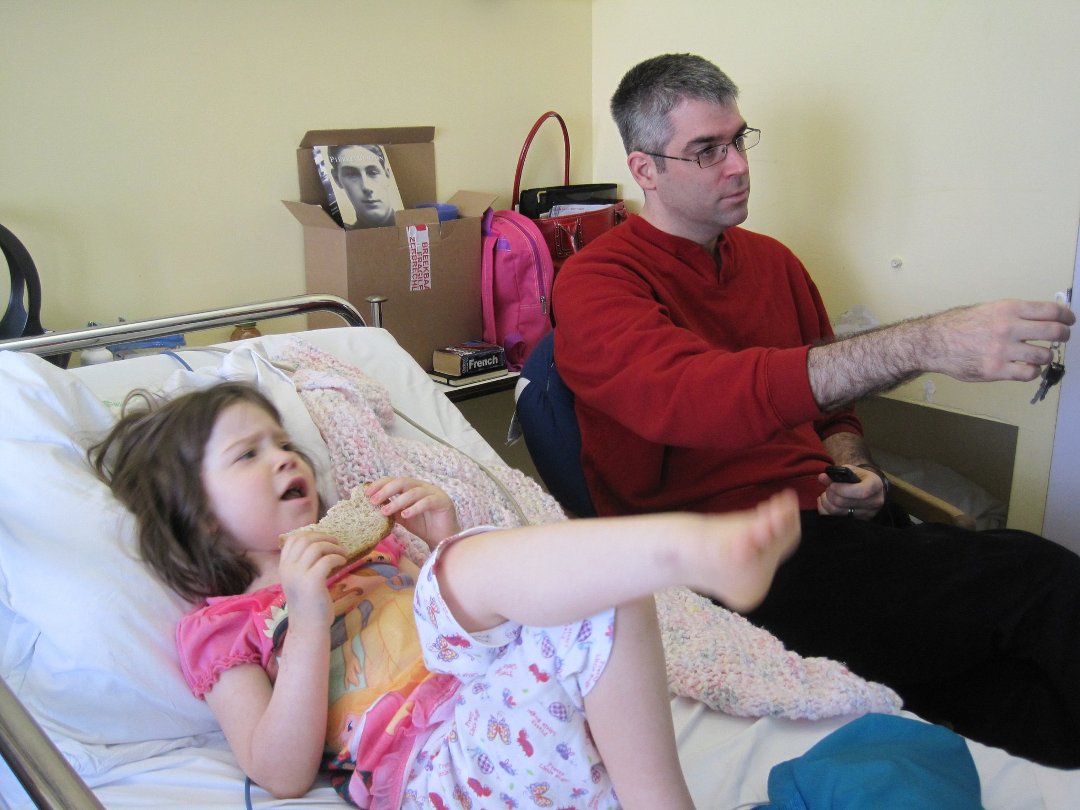 Jennifer Stuart's album, Carina at the hospital