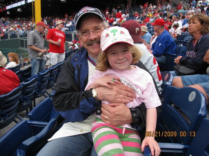 Neil Fine's album, Kenzie's first Phillies Game 6/19/09