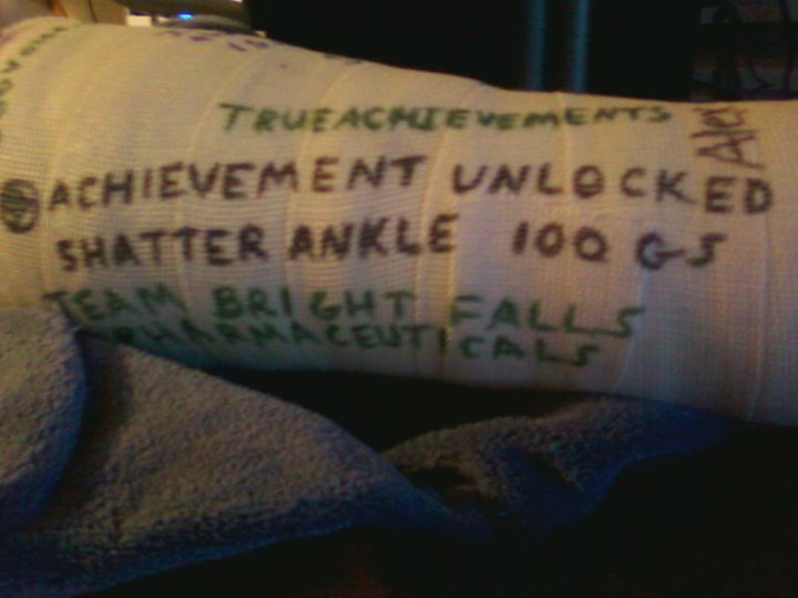 Curtis Springer's album, November, 12th 2010 Broken Ankle