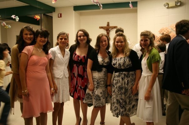 Tracy Mewborne's album, Barbra's 8th grade graduation