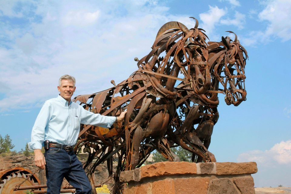 Greg Congleton's album, Two Bits sculpture