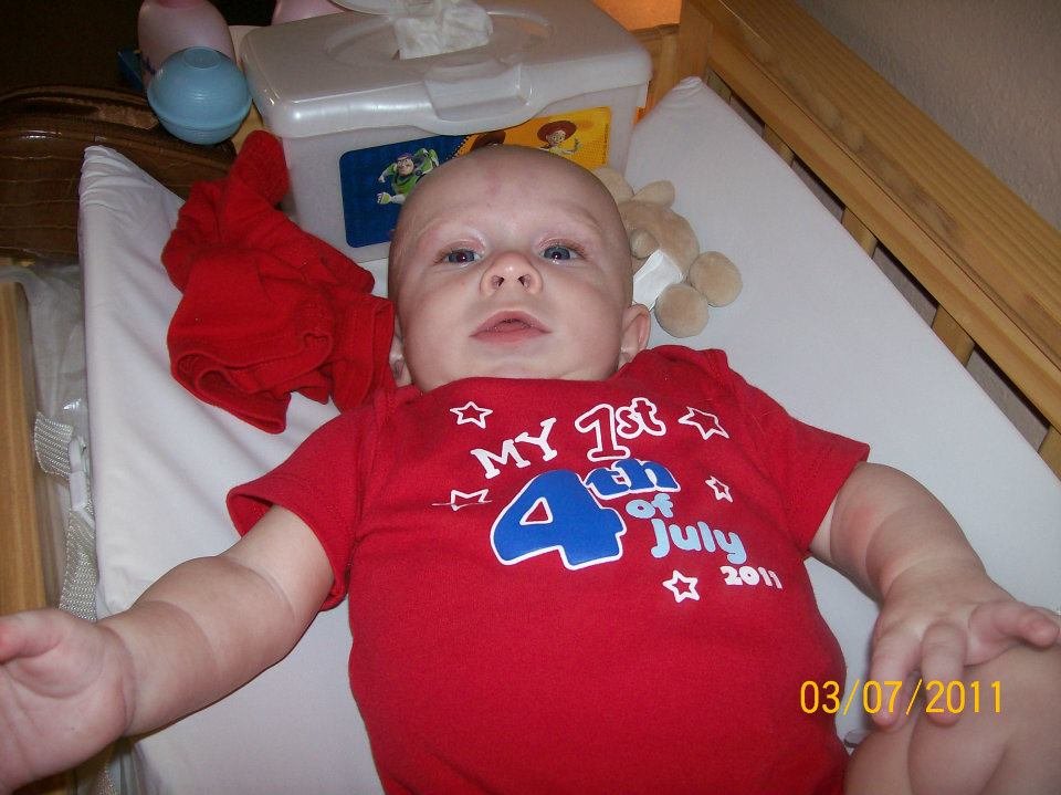 Rayla Willcoxon's album, Lil Bit's (Little George) First 4th of July