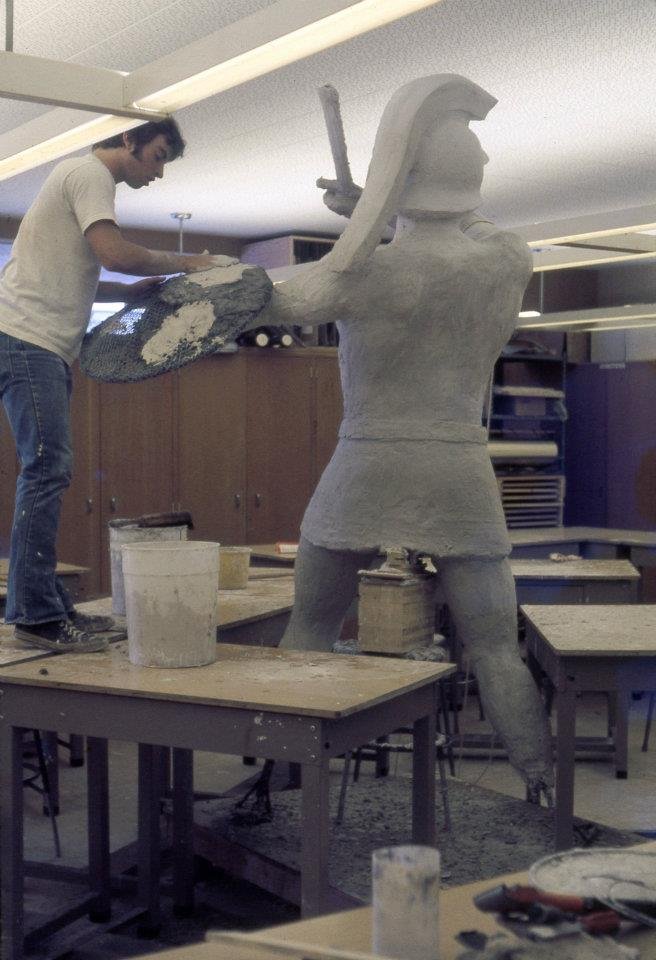 Ken Smith's album, Neff High Trojan Statue1975