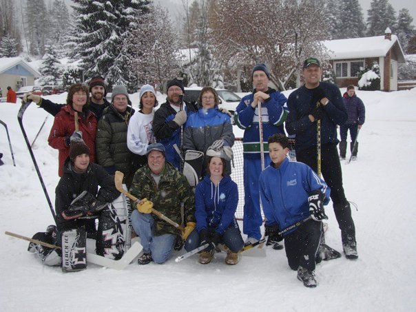 John Mill's album, New Years Day Road Hockey