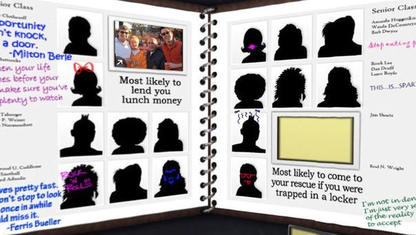 Ray Simms' album, Yearbook Photos