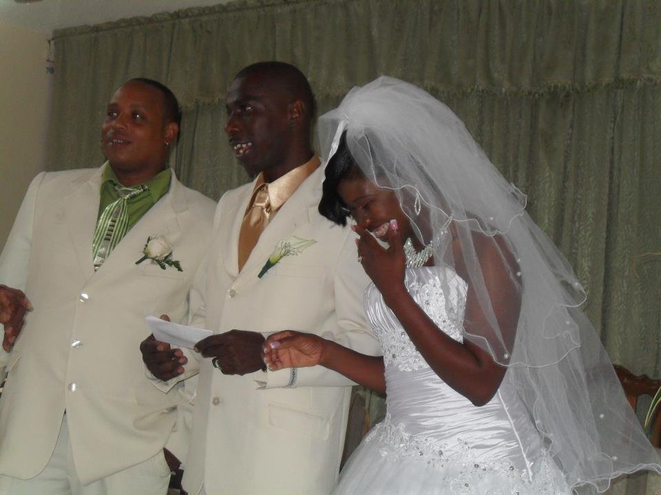 Sandra Townsend's album, sandra&kim wedding
