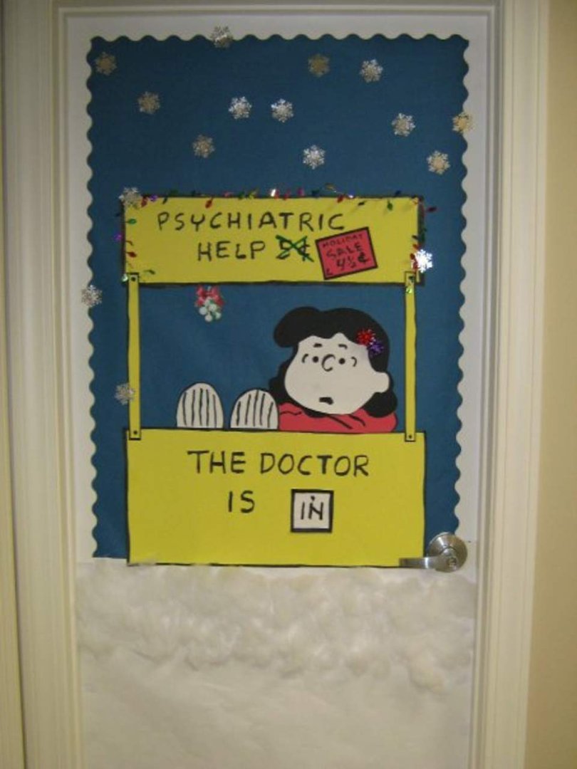 Barbara Smiley-ramirez's album, Office Doors Christmas
