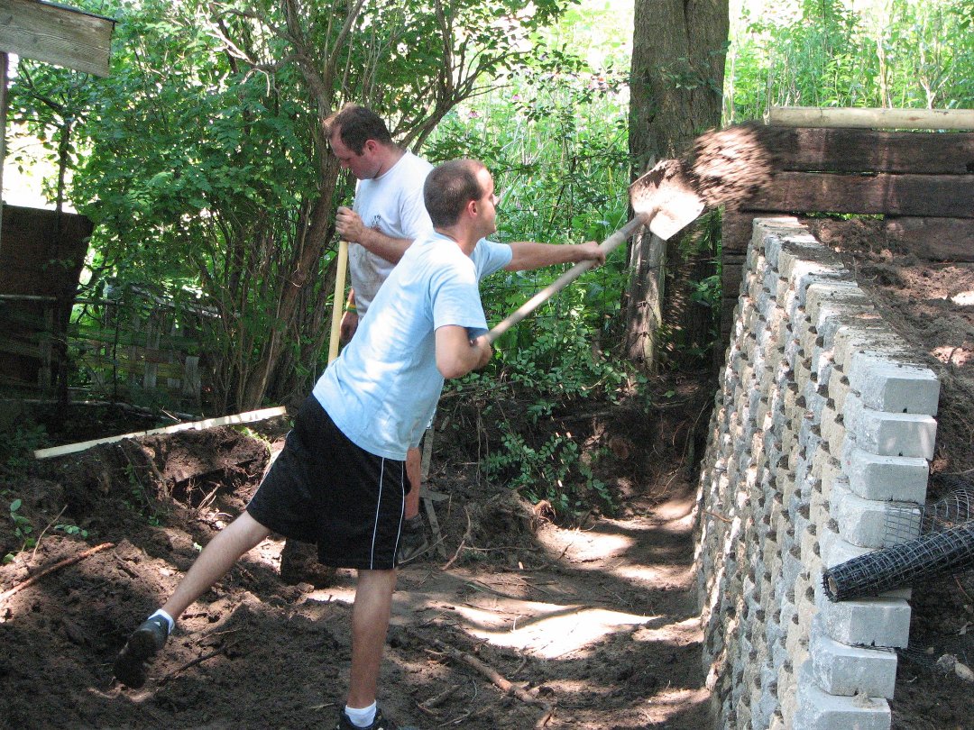 David Hitz's album, Lake DeNoon Retaining Wall - 2011