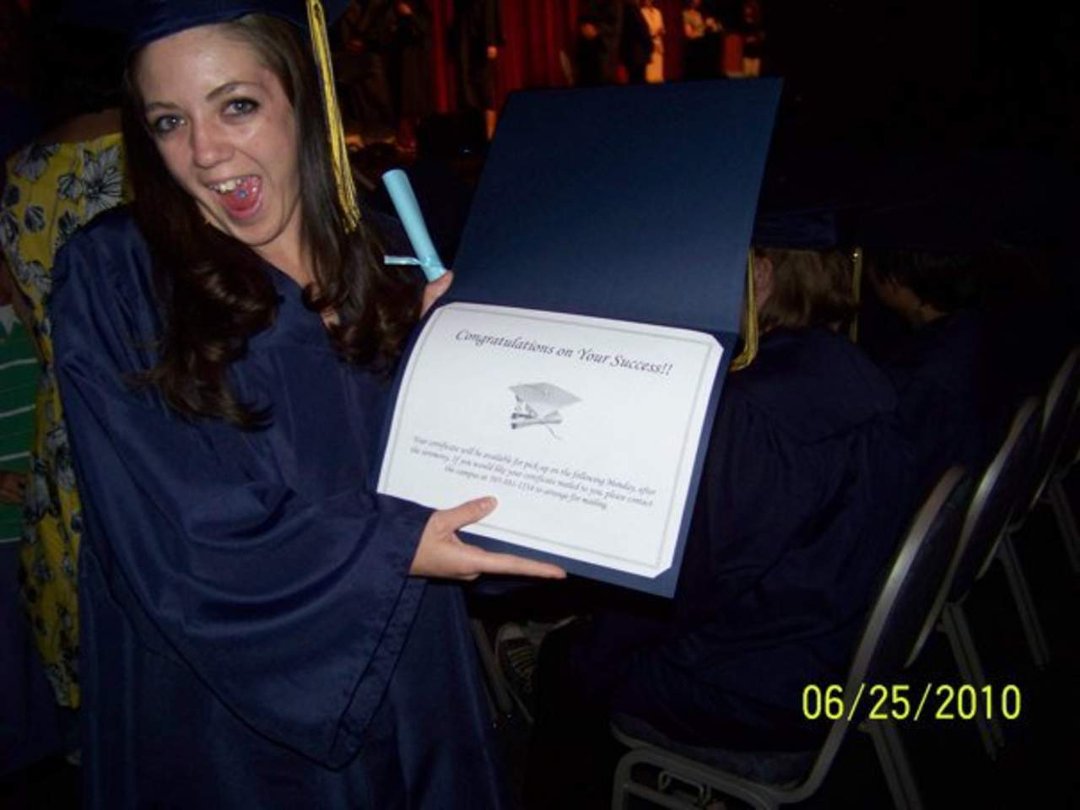 Terry Huber's album, Tobi's graduation