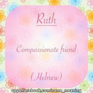 Ruth Duvall's album, Name Meaning Photos