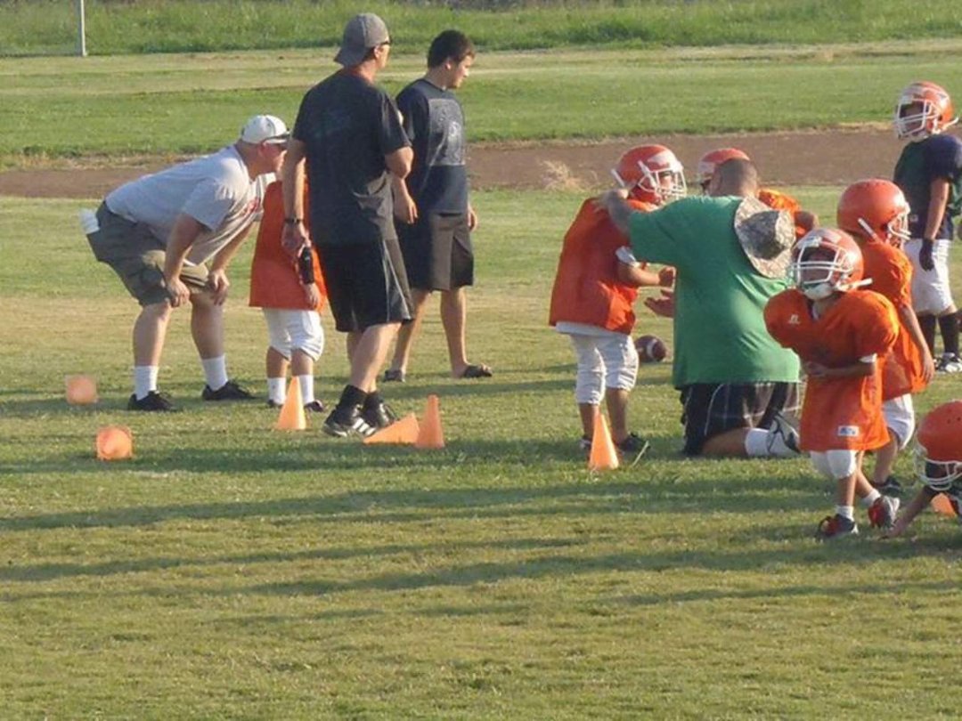 Jamie Alirez's album, Jesse and Landon's football practice