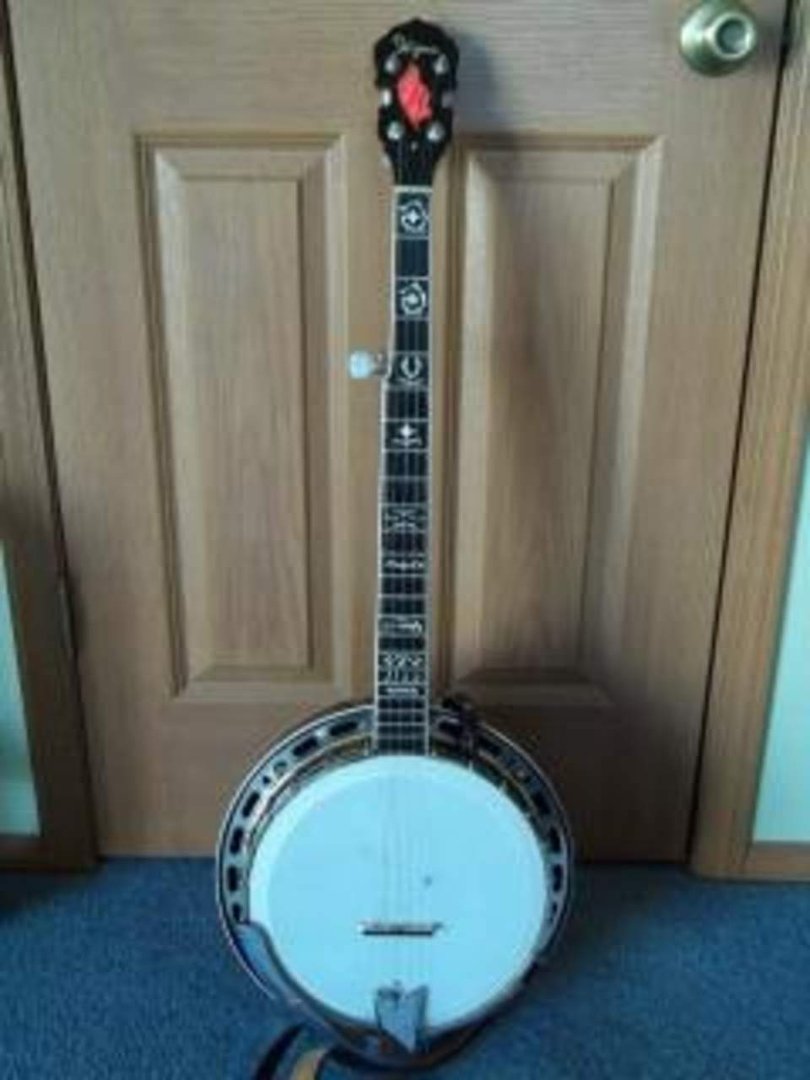 David Arnold's album, banjo made by john wynn