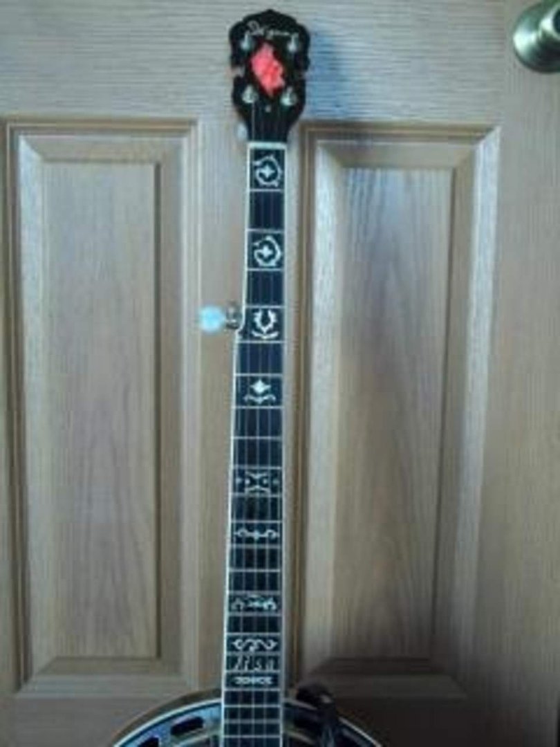 David Arnold's album, banjo made by john wynn