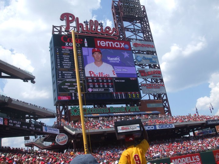 Fred Warder's album, phillies game with my granddaughter caitlin-phils won 6/5