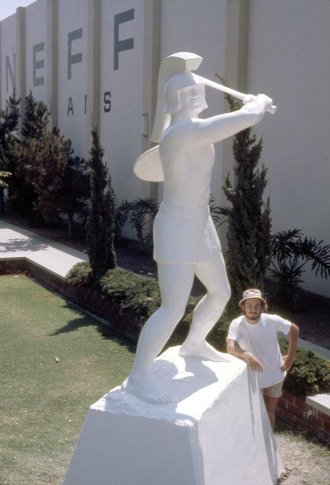 Ken Smith's album, Neff High Trojan Statue1975