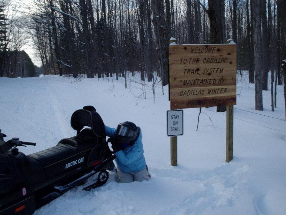mARSHALL Hodges' album, Snowmobiling in Cadillac Michigan