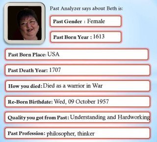 Beth Wild's album, Past Life Analyzer Photos