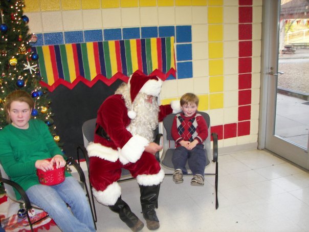 Susan Kaley's album, Grandkids Meet Santa