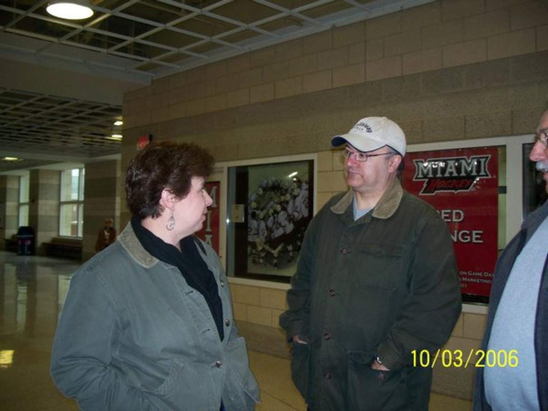 Joan Krueger's album, Hockey at MU