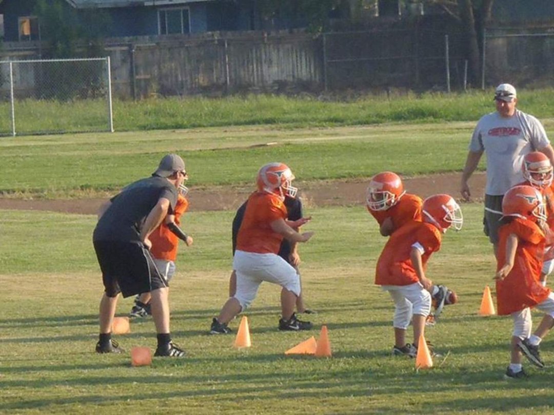 Jamie Alirez's album, Jesse and Landon's football practice