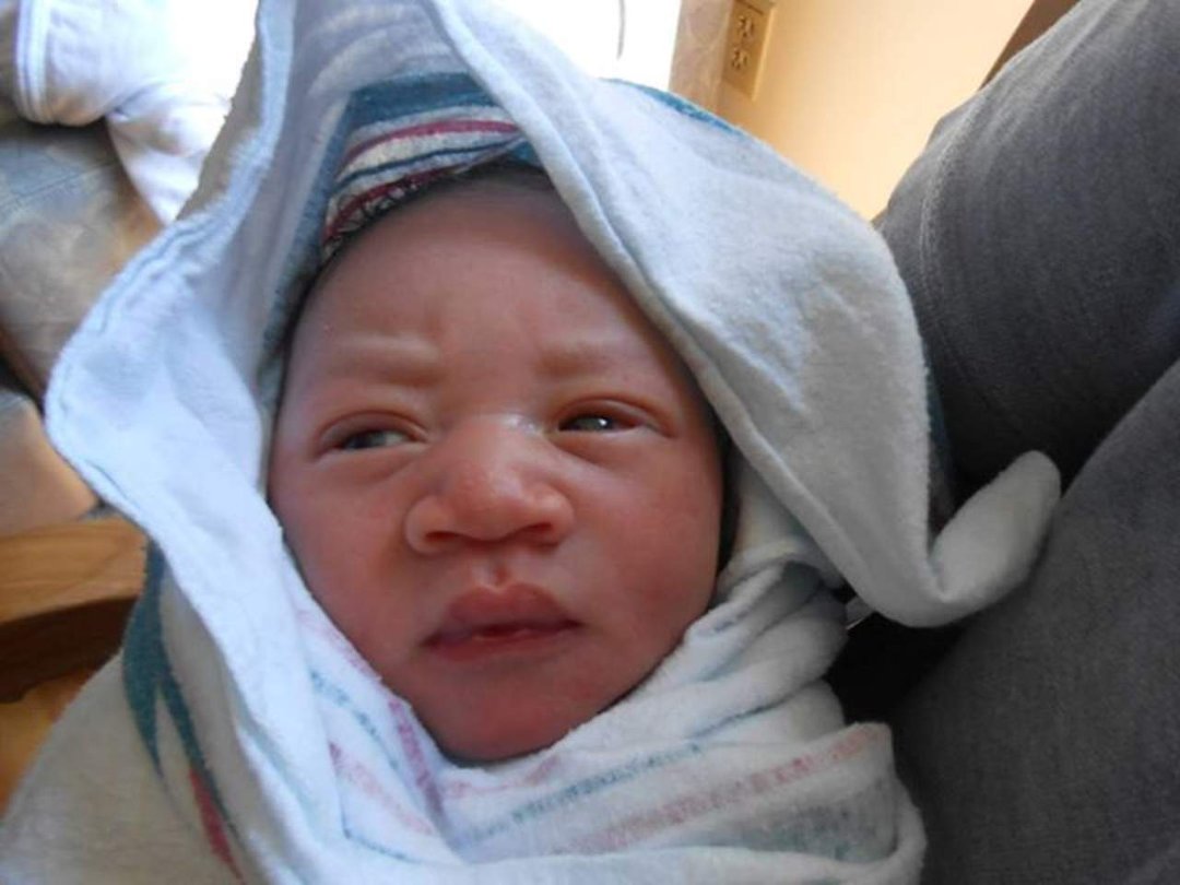 Victor Cooper's album, Zyaire my first grandson!
