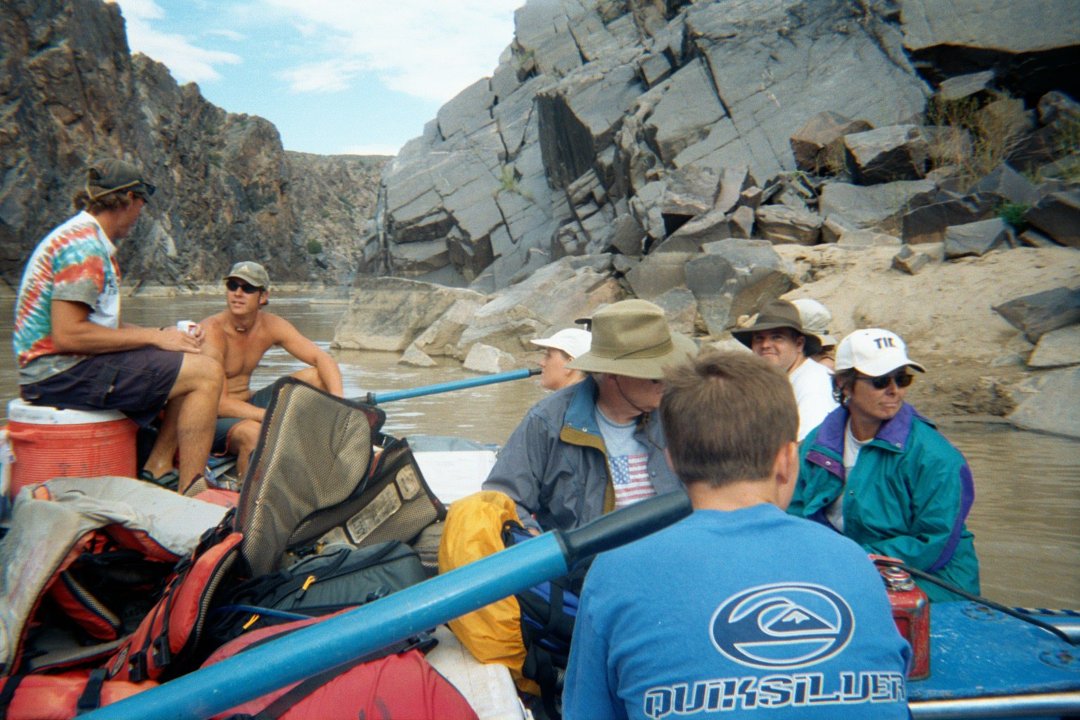 Nick Nettleton's album, GJHS Class of 61 raft trip, 2001