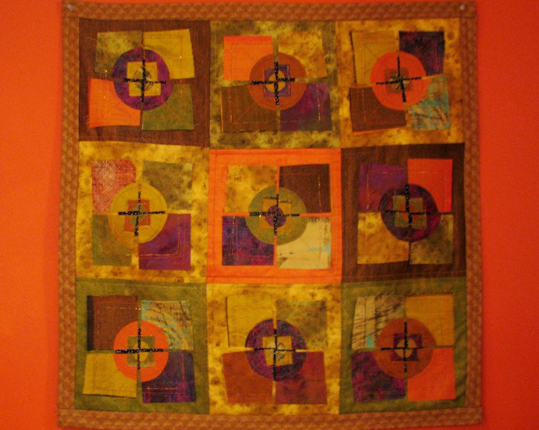 Joel Case's album, Chris Burton's fabric art