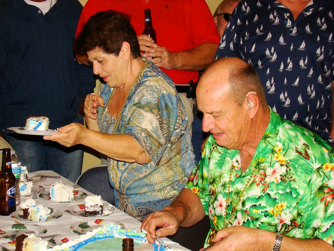 Ron Senger's album, Rich's retirement party