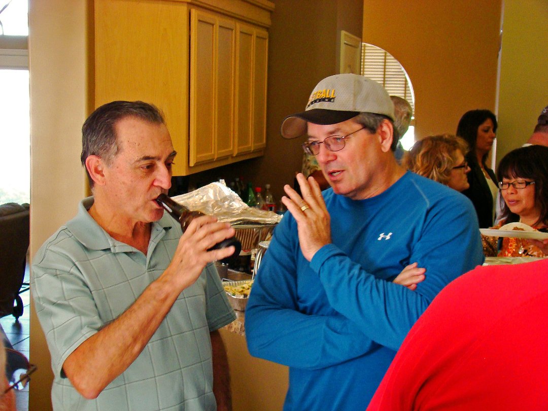 Ron Senger's album, Rich's retirement party