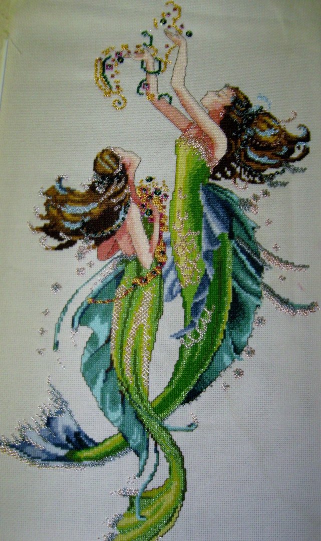 Maria Hebert's album, Cross Stitched Mermaids!!
