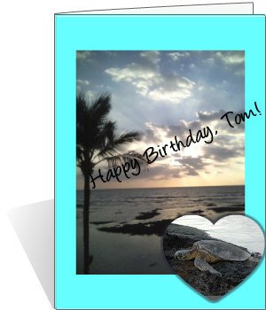 Albert Pike's album, Birthday Cards Photos