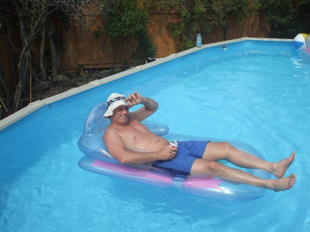 Barbara Shields' album, Aug 2010 Bri chillaxing in the " Okanagan Margeritaville