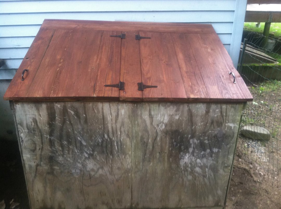 Roland Smith's album, Old decking make new doors!!