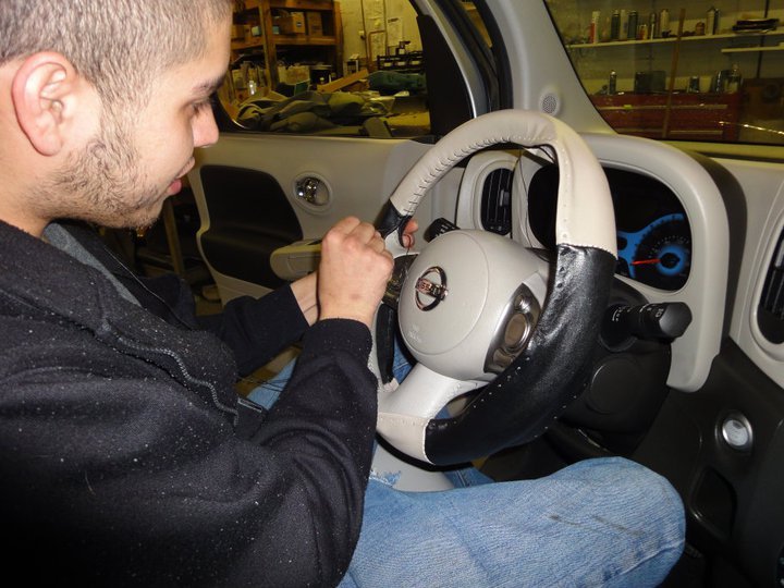 Larry Stevenson's album, My Nissan Cube gets dressed in Leather.