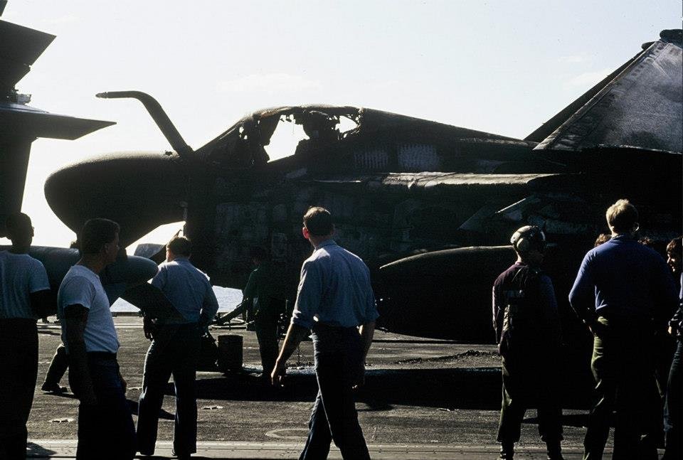 John Sudduth's album, USS NIMITZ Flight Deck Fire